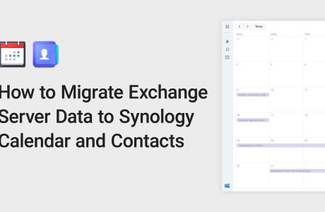 How to Migrate Exchange Server Data to Synology Calendar and Contacts | Synology